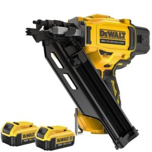 DeWalt DCN930N 18V Brushless First Fix Framing Nailer with 2 x 4.0Ah Battery