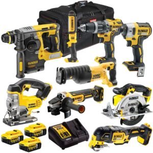DeWalt DCKT4T9AP4 18V 9 Piece Power Tool Kit with 3 x 5.0Ah Battery & Charger