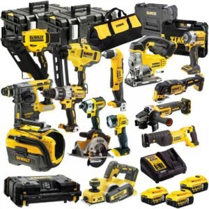 DEWALT 18V XR 16 Piece Platinum Tool Kit 3 x 5.0Ah Battery Charger & Case T4TKIT-635