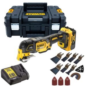 Dewalt DCS356N 18V Brushless MultiTool 1 x 4.0Ah Battery with 39 Piece Accessories Set